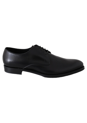 Dolce & Gabbana Black Leather SARTORIA Hand Made Shoes - EU39.5/US6.5