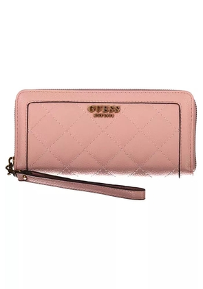 Guess Jeans Pink Polyethylene Wallet