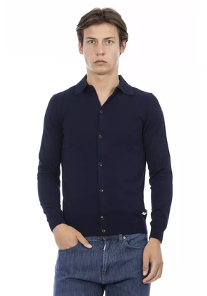 Elegant Cotton Long Sleeve Collared Shirt - S