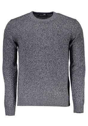 Elegant Crew Neck Sweater with Contrasting Details - M