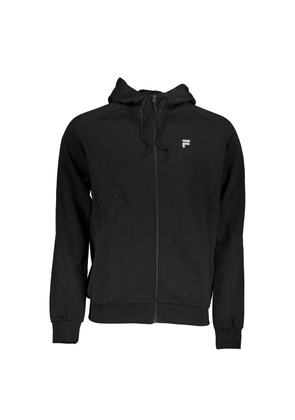 Sleek Hooded Zip-Up Sweatshirt - XS