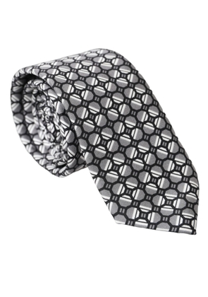 Multicolor Patterned 100% Silk Adjustable Tie