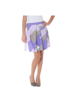 Purple Cotton Skirt - S