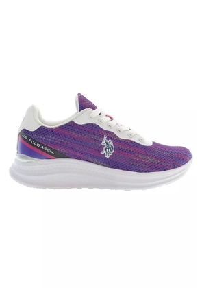 U.S. Polo Assn. Elegant Purple Lace-up Sneakers - EU35/US5