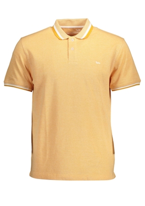 Vibrant Orange Regular Fit Polo Shirt with Logo - XL