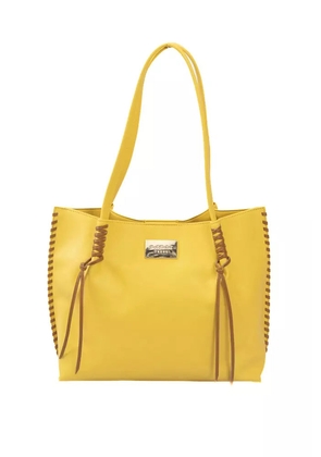 Baldinini Trend Yellow Polyuretane Handbag