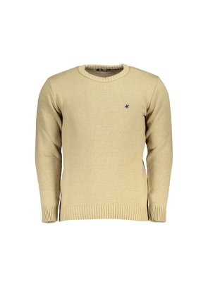 Beige Fabric Sweater - M