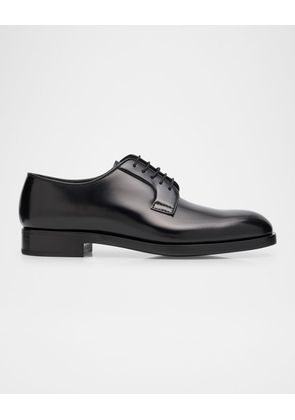 Men's Brushed Leather Derby Shoes