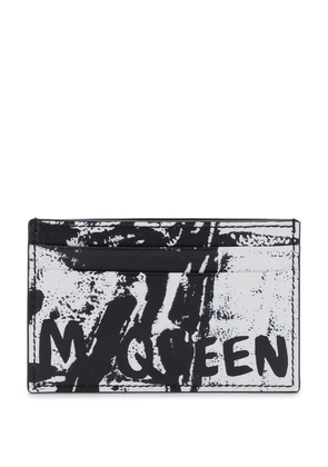 Alexander mcqueen graffiti cardholder - OS Black