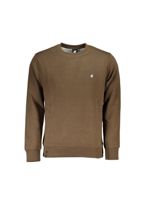 Brown Cotton Sweater - M