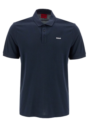 cotton piquã© donos polo shirt - L Blue