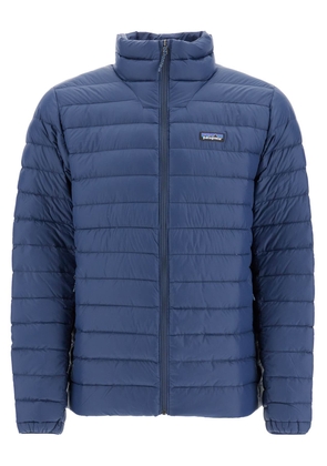 down-filled puffer jacket - L Blue