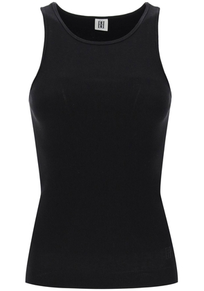 By malene birger amani ribbed tank top - M Black