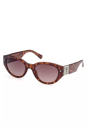 Guess Jeans Chic Teardrop Brown Lens Sunglasses