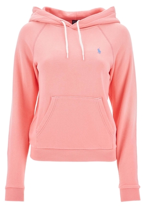 hooded sweatshirt with embroidered logo - L Rose