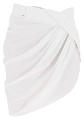 Jacquemus la mini jupe saudade mini skirt - 38 White