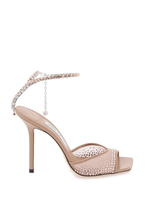 Jimmy choo saeda 100 sandals - 41 Neutro