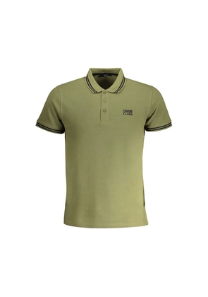 Green Cotton Polo Shirt - M