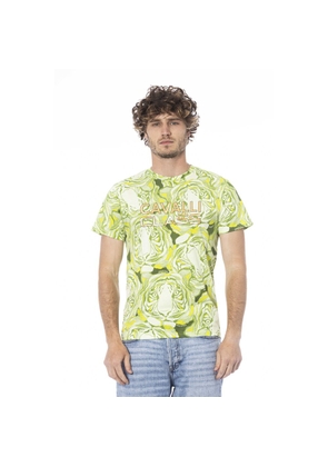 Green Cotton T-Shirt - M