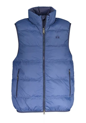 La Martina Blue Polyamide Jacket - M