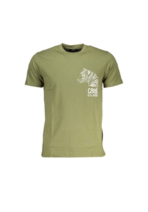 Green Cotton T-Shirt - M