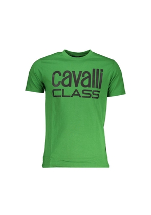 Green Cotton T-Shirt - M