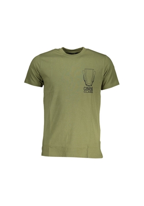 Green Cotton T-Shirt - M