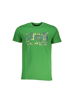 Green Cotton T-Shirt - M