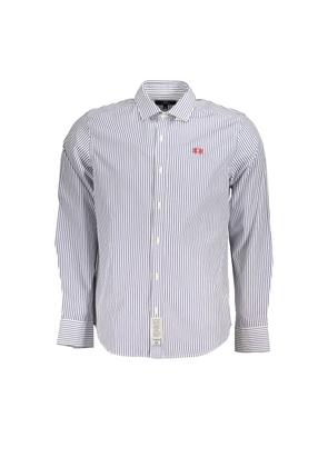 La Martina Elegant Long-Sleeved Striped Shirt for Men - M