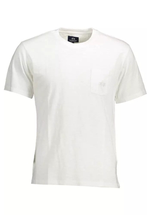 La Martina White Cotton T-Shirt - M