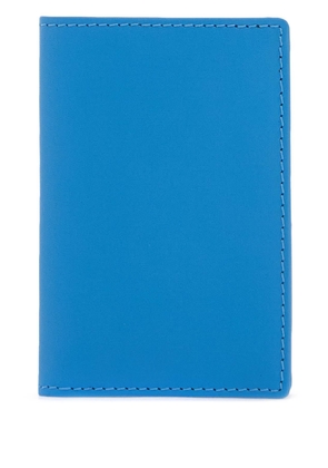 leather compact wallet - OS Blue