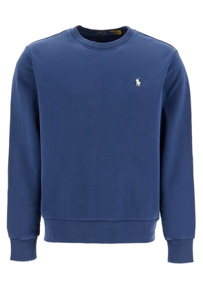 logo crewneck sweatshirt - L Blue