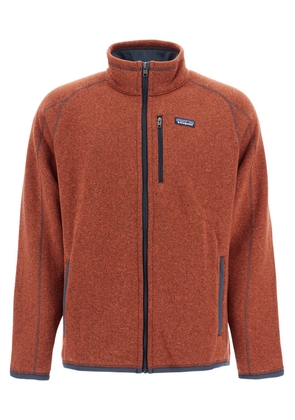 mens better sweater zip-up jacket - L Orange