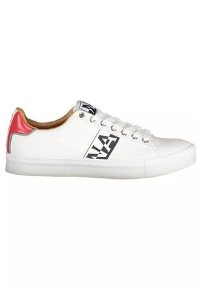 Napapijri White Polyester Sneaker - EU40/US7