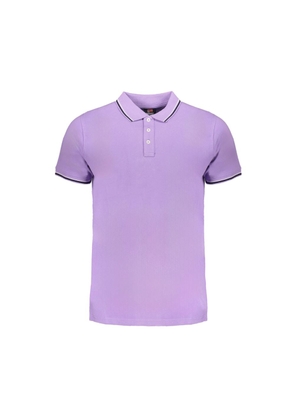 Purple Cotton Polo Shirt - M