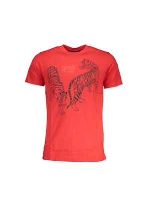 Red Cotton T-Shirt - M