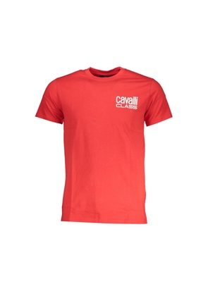 Red Cotton T-Shirt - M