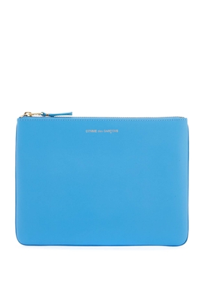 smooth leather pouch in seven words - OS Blue