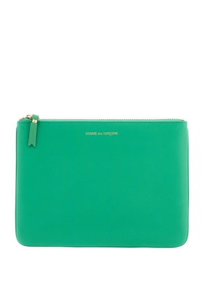 smooth leather pouch in seven words - OS Green