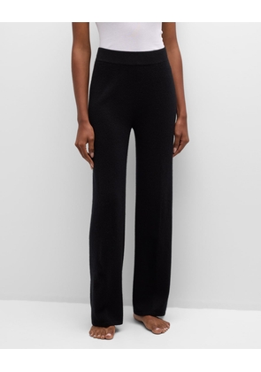 Cashmere Straight-Leg Knit Pants