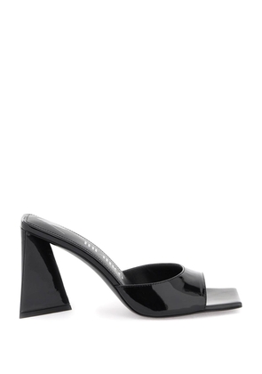 The attico devon mules in patent leather - 36 Black