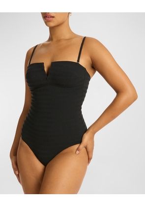 Palisades Bandeau One-Piece Swimsuit