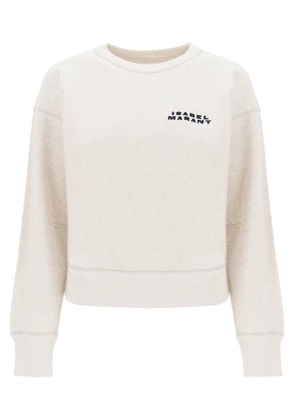 shad sweatshirt with logo embroidery - 36 Neutro