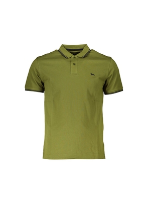 Sharp Green Contrast Polo Shirt - S