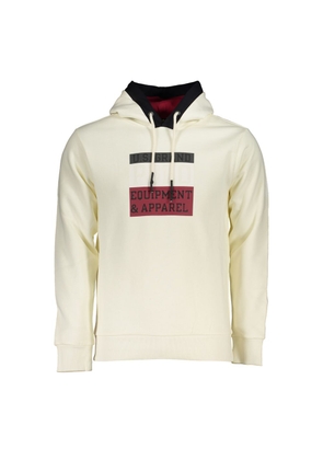 U.S. Grand Polo Elegant Fleece Hooded Sweatshirt with Contrast Details - M