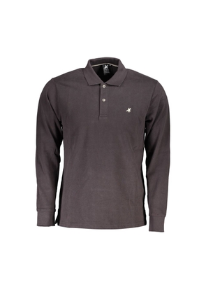 U.s. Grand Polo Gray Cotton Polo Shirt - M