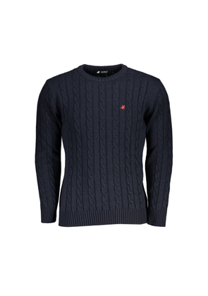 U.S. Grand Polo Twisted Crewneck Embroidered Sweater - M