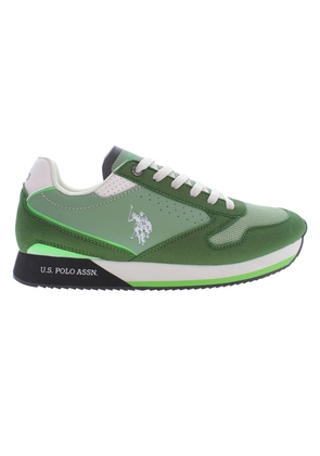 U.S. Polo Assn. Green Polyester Sneaker - EU44/US11