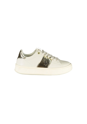 U.S. Polo Assn. Beige Polyester Sneaker - EU35/US5