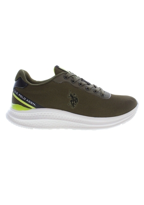 U.S. Polo Assn. Green Polyester Sneaker - EU40/US7